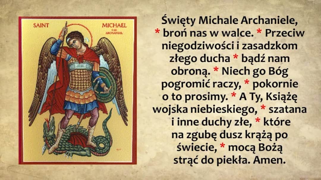 Dlaczego modlitwa do Michała Archanioła po mszy ma znaczenie?